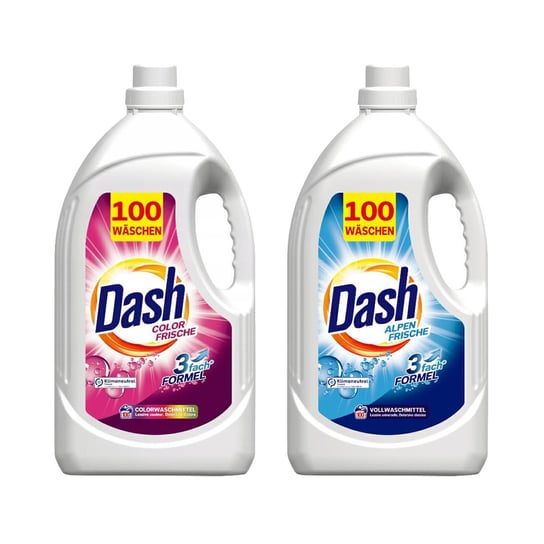 Płyn do prania DASH kolor białe MIX 2x 100 prań 5 l DASH