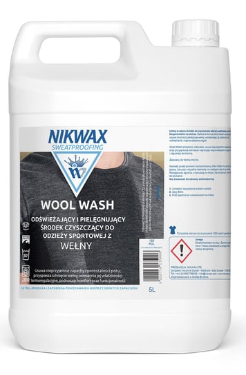 Płyn do prania wełnianej bielizny termoaktywnej Nikwax Wool Wash 5 L Inna marka
