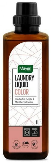 Płyn do prania z wodą miętową Color 1l rabarbar jabłko wegański Mayeri Organic Mayeri