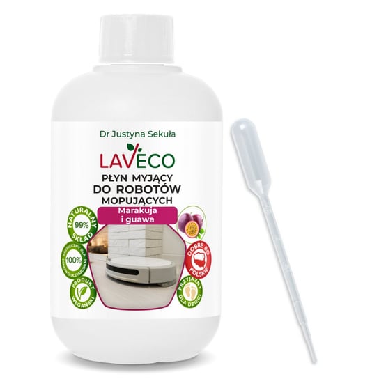 Płyn do robotów mopujących i odkurzaczy myjących LAVECO - naturalny skład Laveco