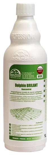 Płyn Dolphin Brilant mycie podłóg drewnianych paneli i PCV koncentrat 1L Dolphin