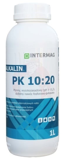 Płynny, wysokozasadowy nawóz fosforowo-potasowy (pH ≥11,3) o proporcji składników P2O5:K2O = 10:20. 
Alkaliczny odczyn roztworów nawozu ALKALIN PK 10:20 aktywizuje czynniki odpornościowe roślin i ogranicza rozwój chorób grzybowych. inna (Inny)