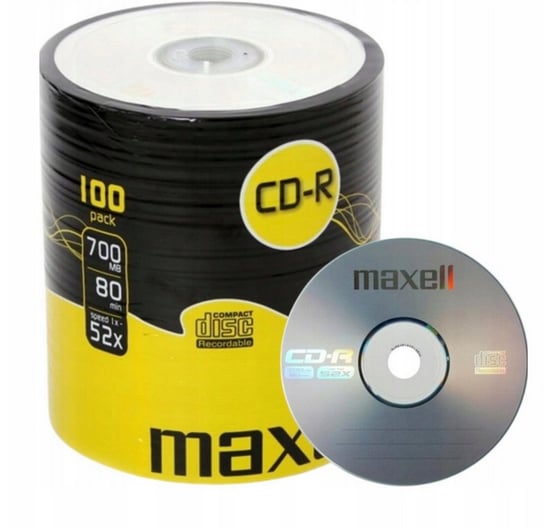 Płyta Cd Maxell Cd-R 700 Mb 100 Szt. Maxell