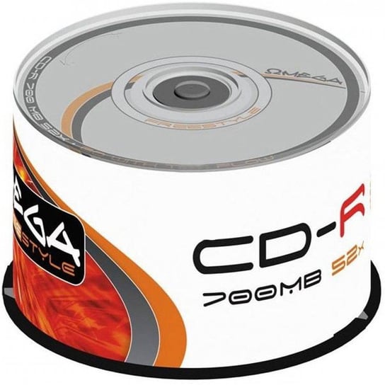 Płyta CD-R 700MB OMEGA 52x cake (50szt) (56352) OMEGA