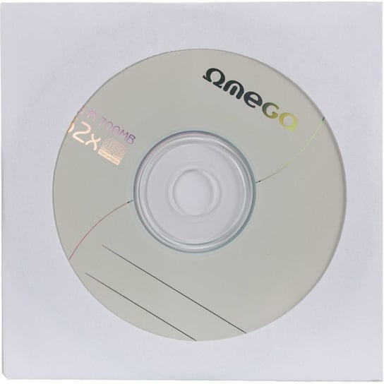 Płyta CD-R 700MB OMEGA 52x w kopercie (10szt) (56996) OMEGA