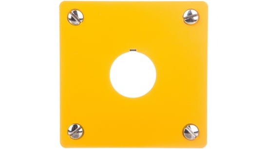 Płyta czołowa do montażu podtynkowego 1-otwór (żółta) 22mm M22-EY1 216542 Eaton