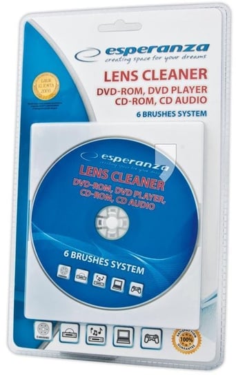 Płyta czyszcząca CD/DVD ESPERANZA Lens Cleaner ES117 Esperanza