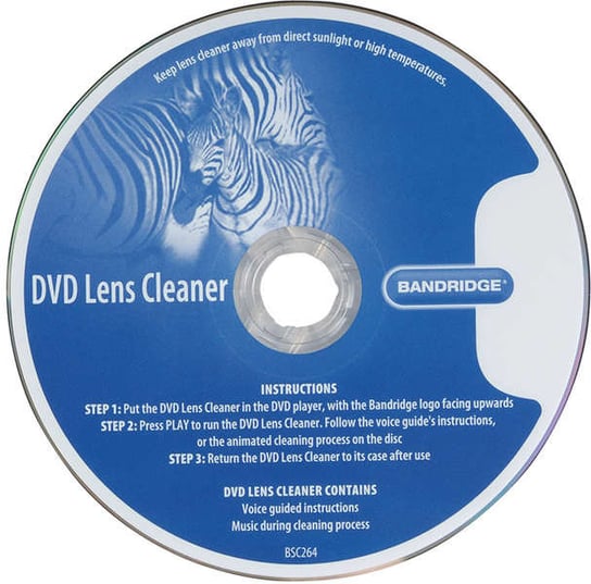 Płyta czyszcząca DVD BANDRIDGE Lens Cleaner BSC264 Bandridge