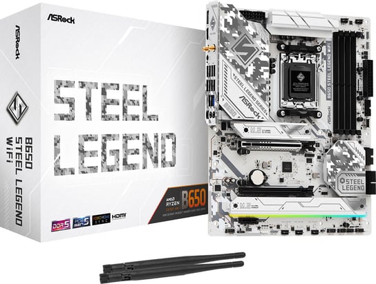 Płyta główna ASROCK B650 STEEL LEGEND WIFI ATX AMD Socket AM5 Asrock