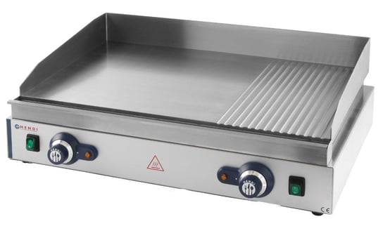 Płyta grillowa gł./ryf 68x41 cm 3500W Hendi 203163 Hendi