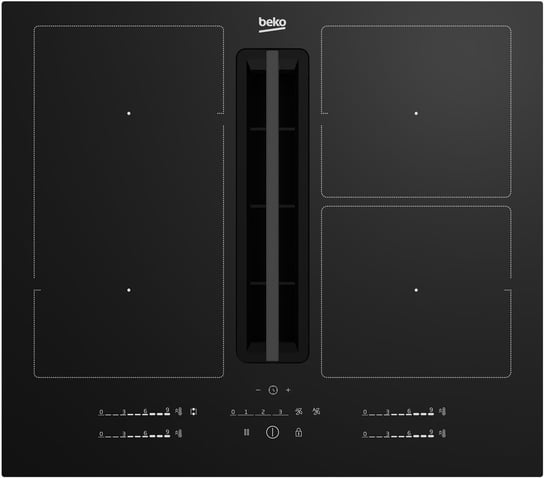 Płyta indukcyjna zintegrowana z wyciągiem Beko HIXI 64700 UF 60cm Timer Beko