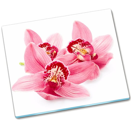 Płyta ochronna szklana Różowa orchidea - 60x52 cm Tulup