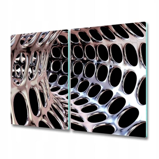 Płyta szklana na kuchenkę Metalowy tunel 2x30x52 Inna marka
