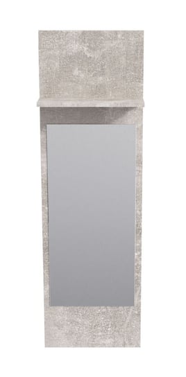 Płyta z lustrem do przedpokoju Trend Home Merlin, beton, 40x20x129 cm Trend Home