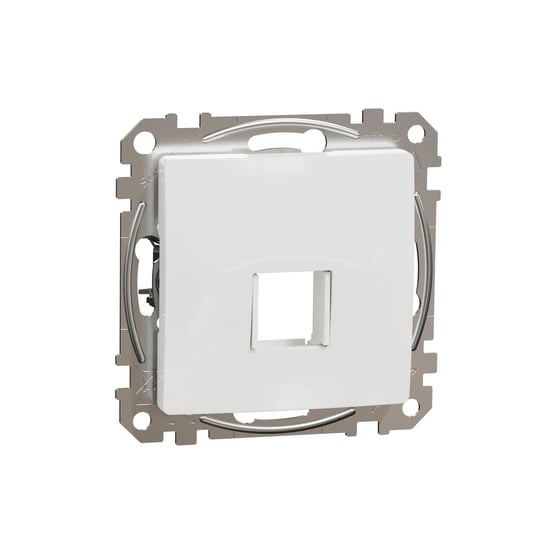 Płytka centralna do wkładów Keystone (HDMI, VGA, RJ45, RJ11), biały SEDNA DESIGN Schneider Electric