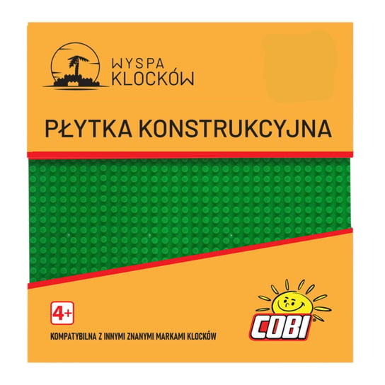 Płytka Konstrukcyjna Do Klocków Płyta 16X16 Zielona Wyspa Klockow Cobi COBI