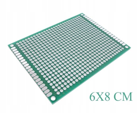 PŁYTKA UNIWERSALNA PCB 6 X 8CM DWUSTRONNA Inny producent