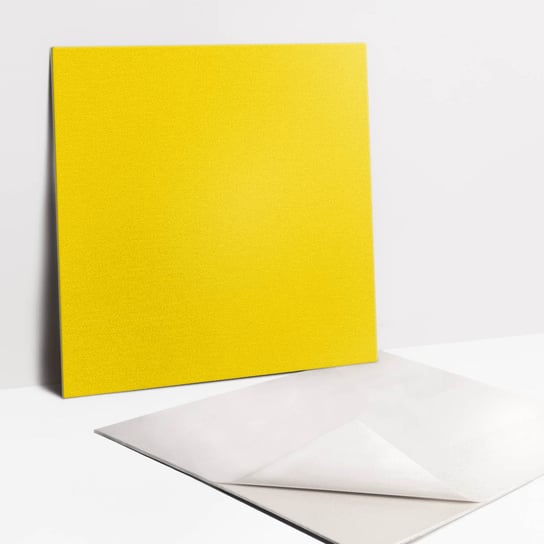 Płytki z Klejem - Kolor żółty, 30x30 cm - 9 sztuk Tulup