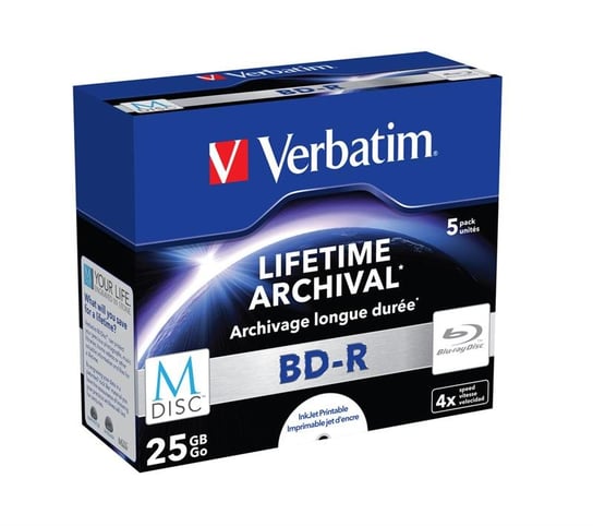 Płyty BD-R VERBATIM, 25 GB, 4x, 5 szt. Verbatim