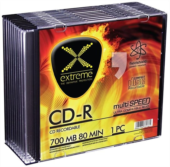 Płyty CD-R EXTREME 2038, 700 MB, 52x, 10 szt. Zamiennik/inny