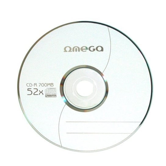 Płyty CD-R OMEGA, 700 MB, 52x, 1 szt. OMEGA