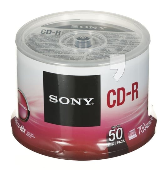 Płyty CD-R SONY 50CDQ80SP, 700 MB, 48x, 50 szt. Sony