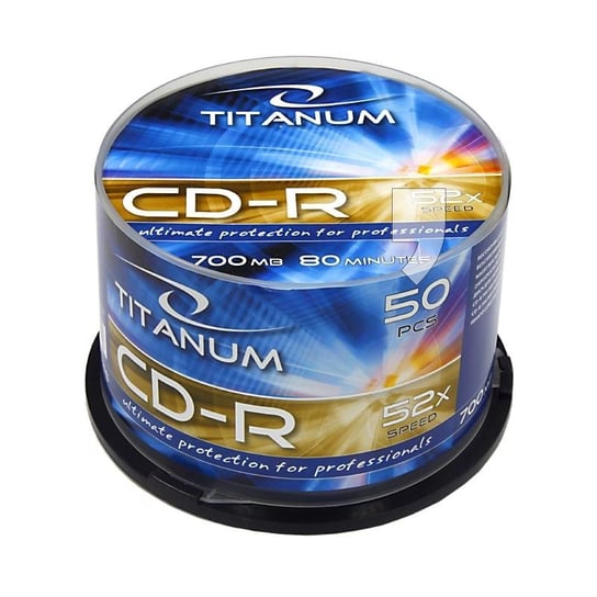 Płyty CD-R TITANUM 2024, 700 MB, 52x, 50 szt. TITANIUM