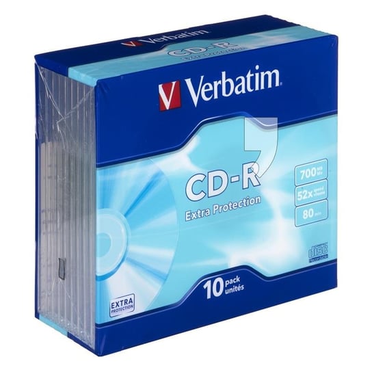 Płyty CD-R VERBATIM, 700 MB, 52x, 10 szt. Verbatim