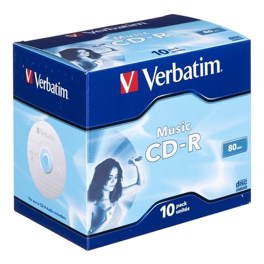 Płyty CD-R VERBATIM Audio, 700 MB, 16x, 10 szt. Verbatim