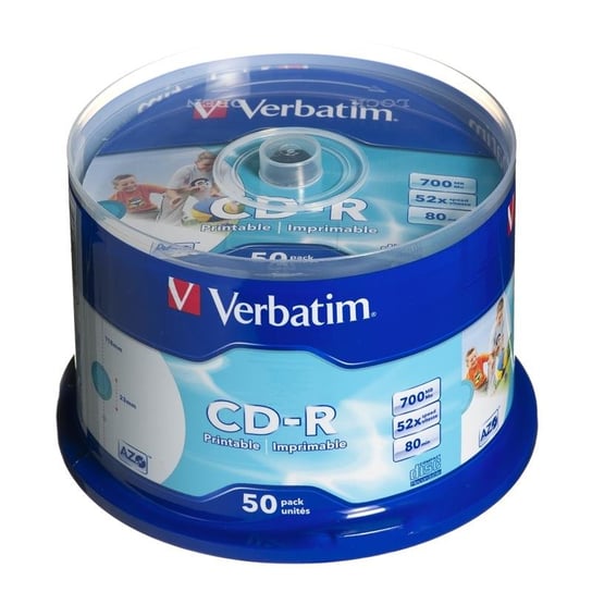 Płyty CD-R VERBATIM AZO 43438, 700 MB, 52x, 50 szt. Verbatim