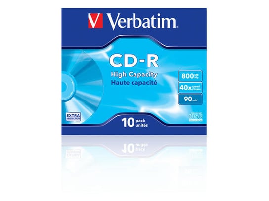 Płyty CD-R VERBATIM Extra Protection 43428, 800 MB, 40x, 10 szt. Verbatim