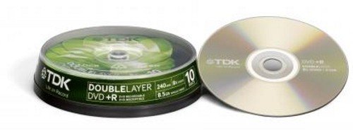 Płyty DVD+R DL 8.5GB (10 Sztuk) 