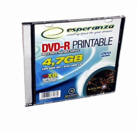Płyty DVD-R ESPERANZA 1304, 4.7 GB, 16x, 200 szt. Esperanza