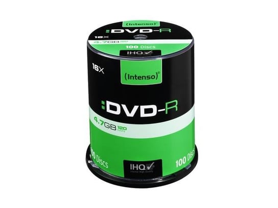 Płyty DVD-R INTENSO, 4.7 GB, 16x, 100 szt. Intenso