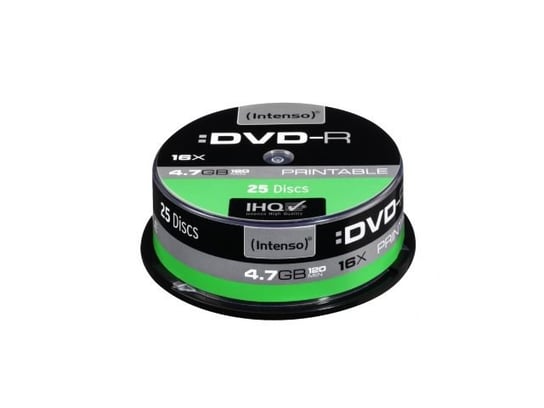Płyty DVD-R INTENSO Printable, 4.7 GB, 16x, 25 szt. Intenso