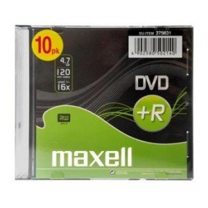 Płyty DVD+R MAXELL 275631.40, 4.7 GB, 16x, 10 szt. Maxell