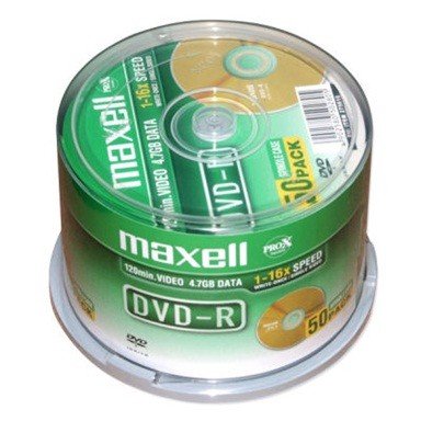 Płyty DVD-R MAXELL, 4.7 GB, 16x, 50 szt. Maxell