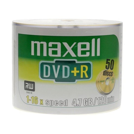 Płyty DVD+R MAXELL, 4.7 GB, 16x, 50 szt. Maxell