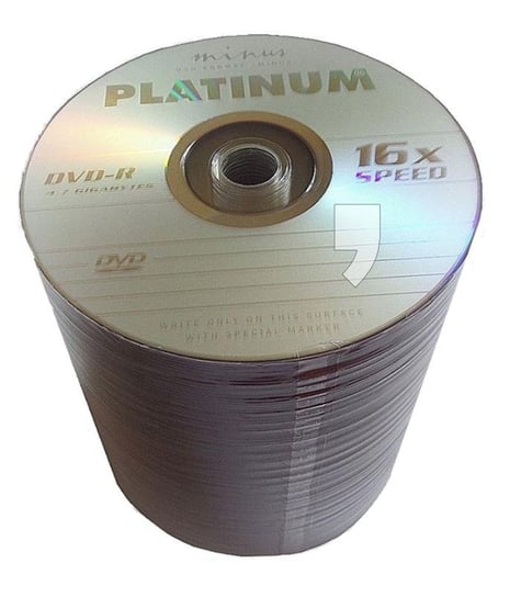Płyty DVD-R PLATINUM, 4.7 GB, 16x, 100 szt. PLATINUM