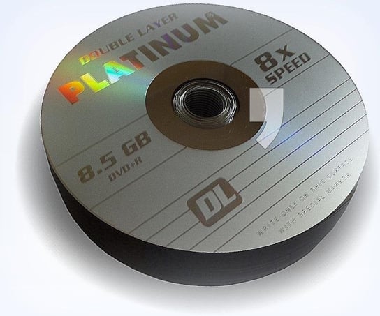Płyty DVD+R PLATINUM, 8.5 GB, 8x, 25 szt. PLATINUM