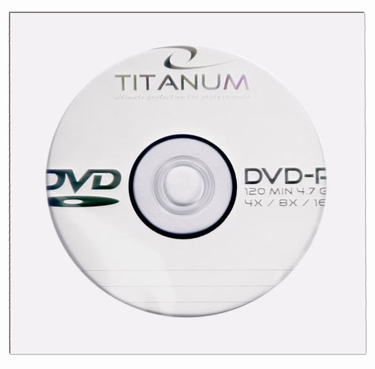 Płyty DVD-R TITANIUM 1283, 4.7 GB, 16x, 1 szt. Titanum