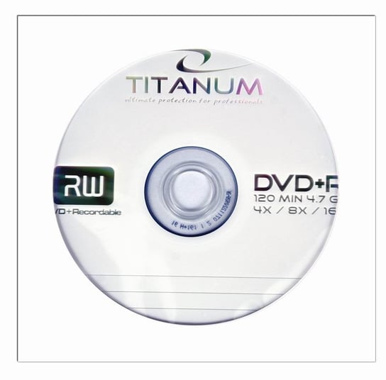 Płyty DVD+R TITANIUM 1290, 4.7 GB, 16x, 1 szt. Titanum
