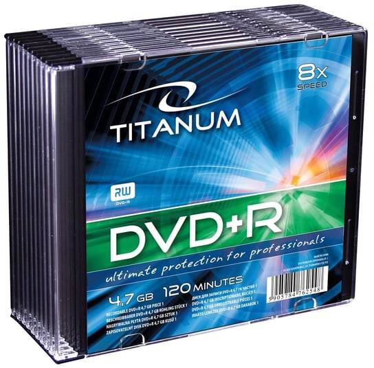 Płyty DVD+R TITANUM 1079, 4.7 GB, 8x, 10 szt. Esperanza