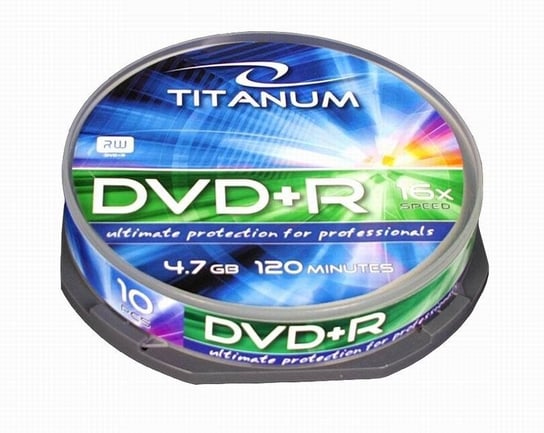 Płyty DVD+R TITANUM 1288, 4.7 GB, 16x, 10 szt. Titanum