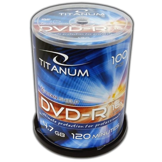 Płyty DVD-R TITANUM 4.7 GB, 16x, 100 szt. Titanum
