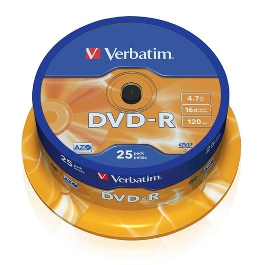 Płyty DVD-R VERBATIM 16X Cake, 25 Szt. Verbatim