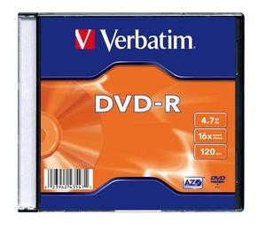 Płyty DVD-R VERBATIM 43547, 4.7 GB, 16x, 100 szt. Verbatim