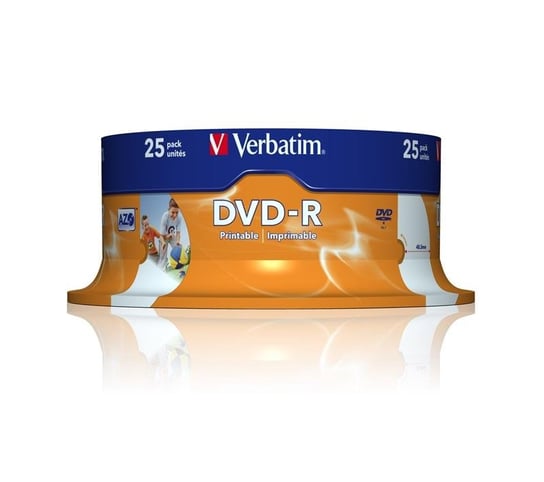 Płyty DVD-R VERBATIM AZO, 4.7 GB, 16x, 25 szt. Verbatim