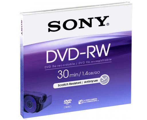 Płyty DVD-RW SONY DMW-30, 1.4 GB, 1 szt. Sony