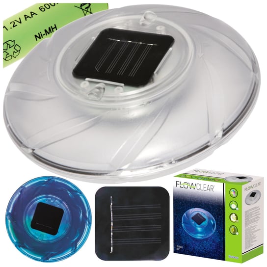Pływająca Lampa LED Solar Bestway - Oświetlenie Basenowe elektrostator